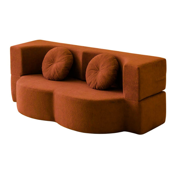 English Elm 2-In-1 Convertible Modular Sofa Bed With Memory Foam - No Assembly, Space-Saving Comfort For Any Room P2 W3653P355636-GIGA