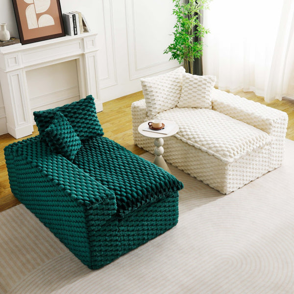 English Elm Luxury Color-Block Turtle Velvet Sofa - Modular Design For Stylish Living Room Comfort & Flexibility P2 W3371S00046-GIGA