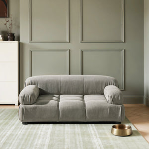 English Elm Marcel Tufted Velvet Pet Sofa Bed Bolstered Arms Stylish Small Medium Dogs Cats Gray B2719P448985