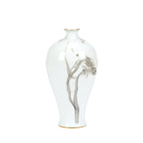 White Cinder And Smoke Vase White/Cream, Black 302436-WILDWOOD Wildwood