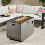 Christopher Knight Home® Adio Outdoor Modern 40-Inch Rectangular Fire Pit