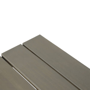 English Elm Christopher Knight Home® - EZRA Outdoor Acacia Bar Stool Set of 2 — Handcrafted Teak Finish Wood Tops, Sturdy Iron Frames Black+Grey 70262.00GRY