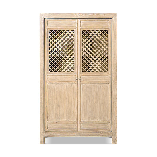 English Elm Rowan Reclaimed Pine Two Door Accent Cabinet with Carved Handles Rustic Storage B2719P474441