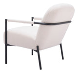 Chicago Accent Chair Ivory 109518 Zuo Modern