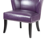 Madison Park Hilton Modern/Contemporary Armless Accent Chair FPF18-0106 Purple