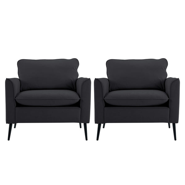 English Elm Ts Cat Paw Leather Upholstered Single Sofa Chair – Nordic Retro Design For Small Spaces & Comfort W2311P339656-GIGA