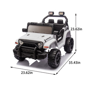 English Elm 12v Kids Electric Ride on Car with Parental Remote Four-wheel Suspension and Led Lights W1578P210884