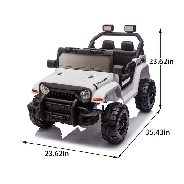 English Elm 12v Kids Electric Ride on Car with Parental Remote Four-wheel Suspension and Led Lights W1578P210884