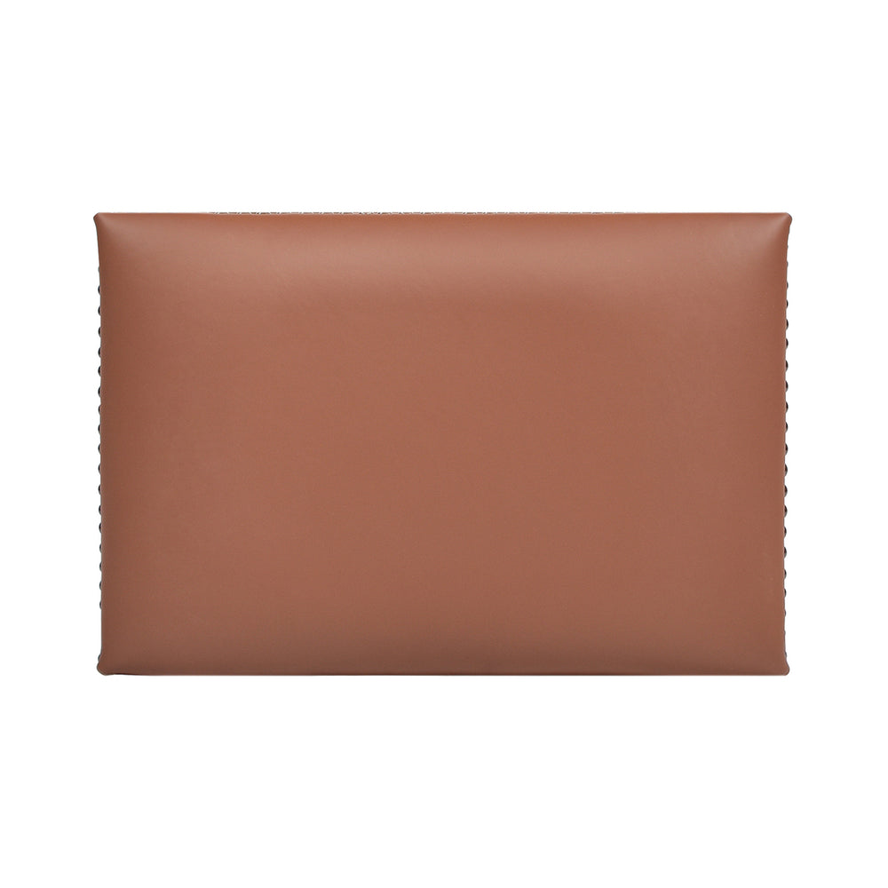 English Elm Jennifer Taylor Home - Barlow Top Grain Leather 24.5" Backless Saddle Counter Stool in Brown with Nailhead Trim & Footrest B2719P238398