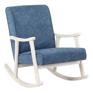 OSP Home Furnishings Gainsborough Rocker Navy