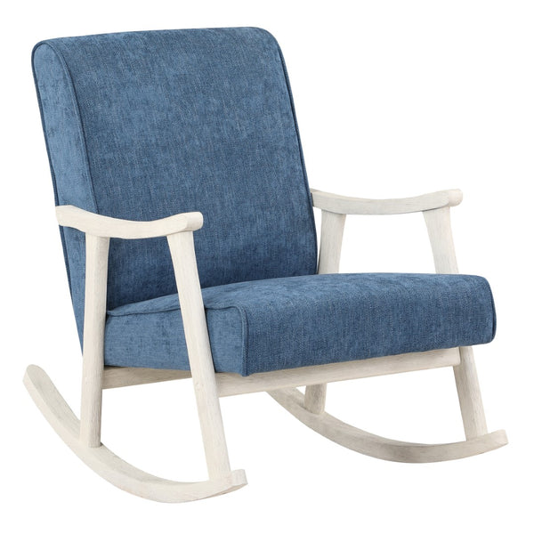 OSP Home Furnishings Gainsborough Rocker Navy