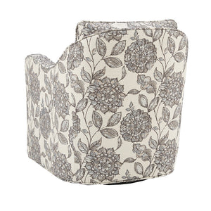 JLA Home Madison Park - Upholstered swivel curved armchair with plush high-density foam, 360° smooth swivel, durable textured fabric and reinforced frame for lasting comfort and style MP103-0241
