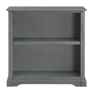 OSP Home Furnishings Country Meadows 2-Shelf Bookcase Plantation Grey