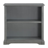 OSP Home Furnishings Country Meadows 2-Shelf Bookcase Plantation Grey