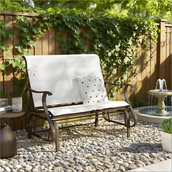 English Elm Circle Swivel Papasan Outdoor Chair Pe Wicker Tufted Cushion with Built in Side Tray T3971P444850