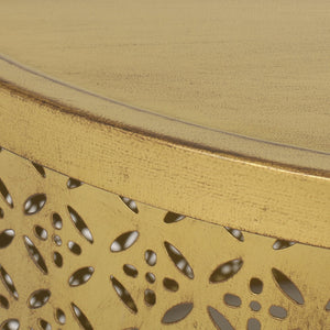 English Elm Christopher Knight Home® - COFFEE Table Dark Brown Iron Accent Round 28" x 21.5" Rustic Modern Industrial Living Room Centerpiece 68620.00