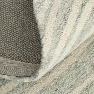 Feizy Rugs Wallace Hand-tufted Wool Area Rug – Stylish Abstract Design For High-traffic Spaces, Durable Comfort Gray,Ivory Wool Wal8a41fgry000f00