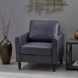 Christopher Knight Home® - Noble House - Blithewood Contemporary Club Chair with Plush Microfiber Cushions