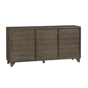 Crestview Collection Transitional Media Sideboard – Rustic Brown Tv Stand With Concealed Storage & Cord Management Solution Brown Solid Wood Cvfdr1206