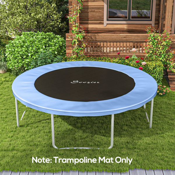 English Elm Soozier 14 Foot Round Trampoline Replacement Mat Uv Polypropylene 80 V-rings W2225P200525