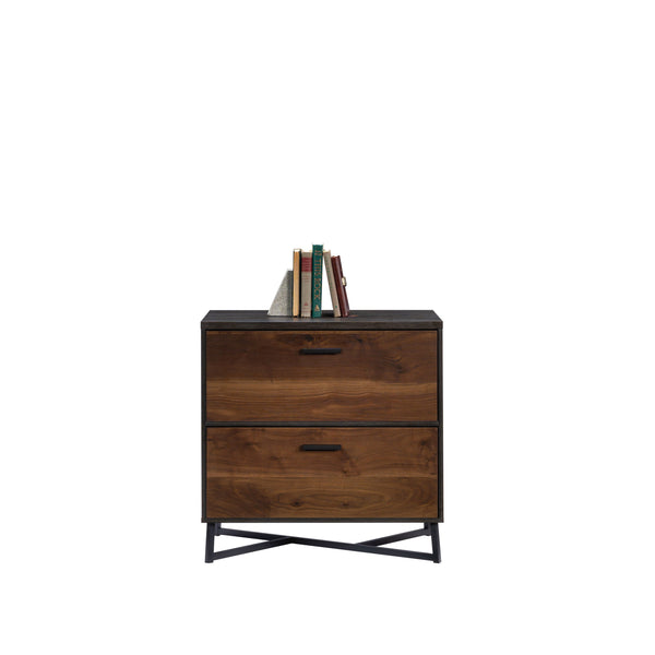 English Elm Lateral File Cabinet In Dark Walnut - Stylish, Space-Saving Storage For Letter & Legal Files, Durable Design B356P354446