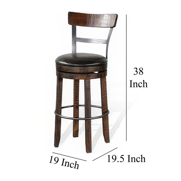 English Elm Kara Upholstered Counter Height Dining Chairs Set of 2 with Solid Wood Frame B056P416926