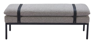 Padd Bench Gray 110354 Zuo Modern