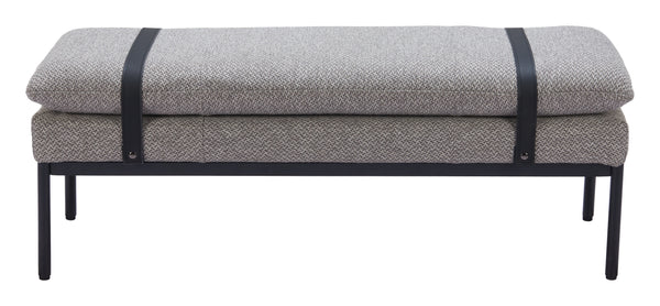 Padd Bench Gray 110354 Zuo Modern