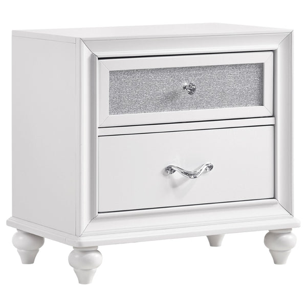 English Elm Randall White 5-Piece Queen Bedroom Set – Glamorous, Elegant Design With Ample Storage Solutions B062S01292-GIGA