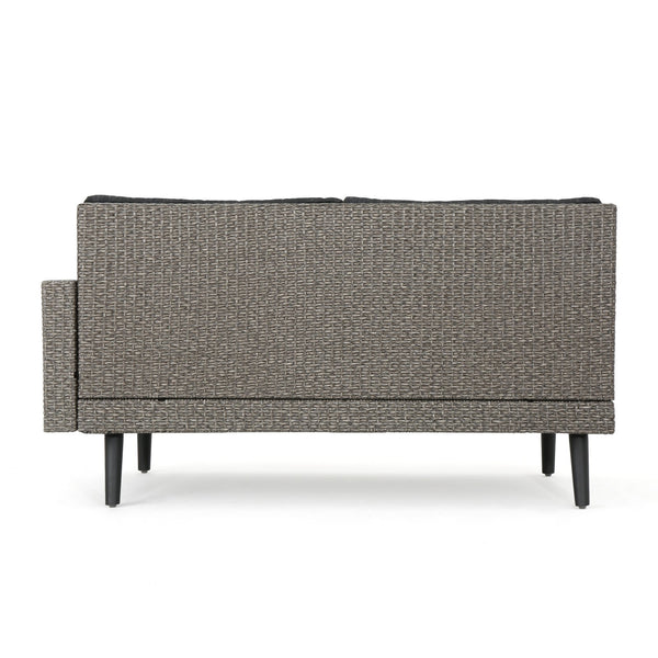 English Elm Christopher Knight Home® - Tahiti Sofa Set - Right Armrest In Grey - Stylish, Durable Sectional For Indoor & Outdoor Relaxation 60125.00RMBK