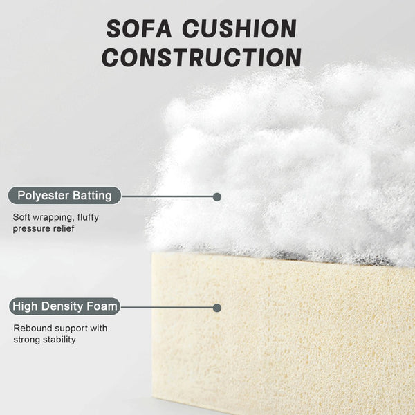 English Elm U Shape 3 Seater Modular Sofa With Movable Ottomans & Hidden Storage Drawers For Modern Living W3041S00197-GIGA