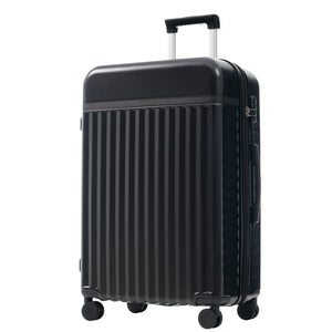 English Elm Luggage Set 5 Piece Abs Hardside Expandable Spinner Wheels Tsa Lock Travel Bags Black N732P326115B
