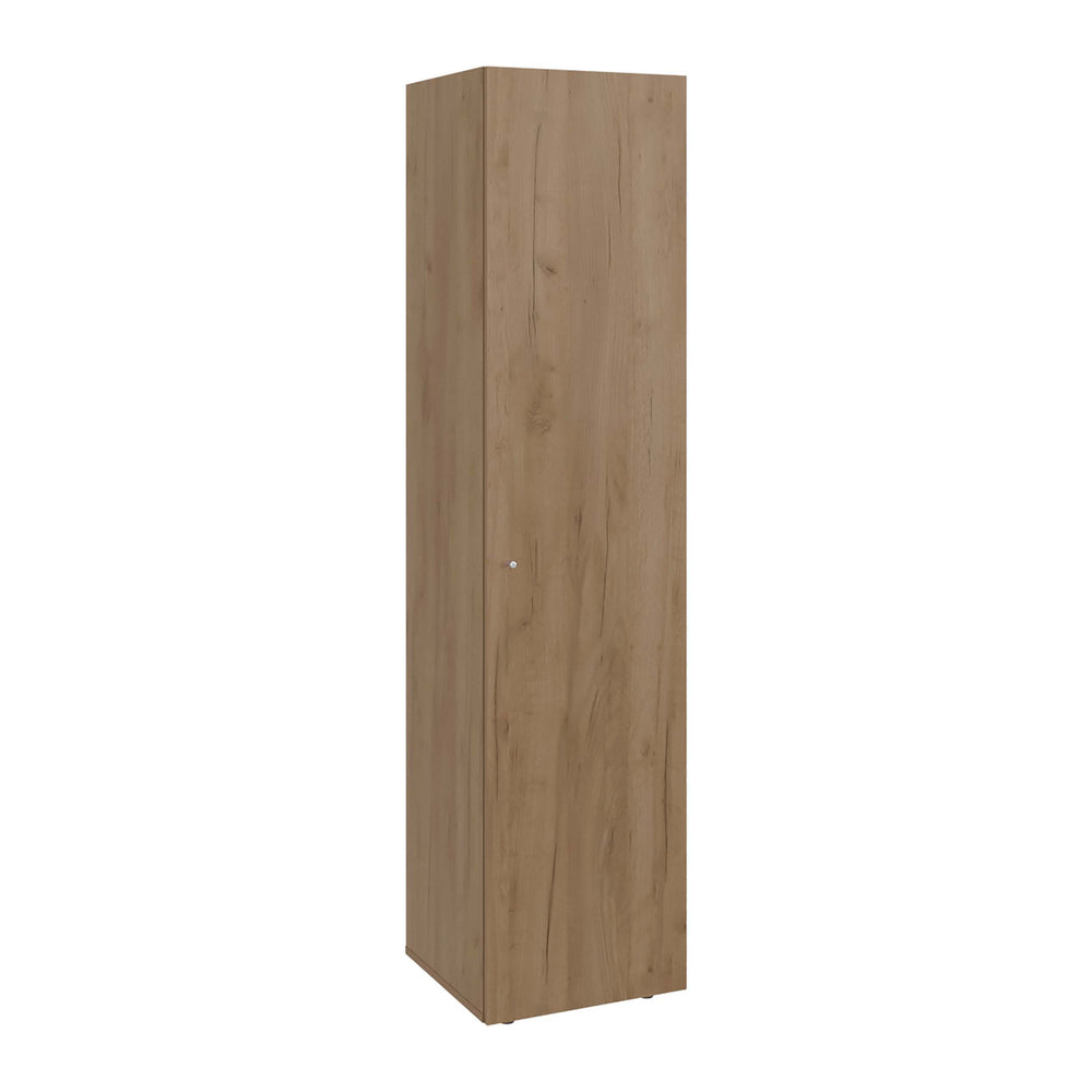 English Elm Wenge Finish Slim Four Shelf Storage Cabinet for Bedroom Hallway or Tight Spaces B062P483764