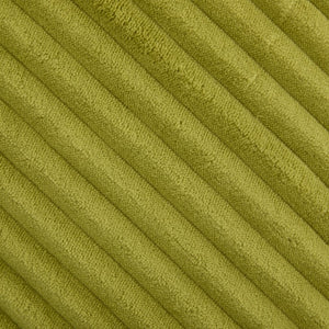 English Elm Big Corduroy Lounger Bean Bag with Ottoman Memory Foam Fill for Living Room Olive W395P435351