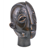 Cubist Head Bronze