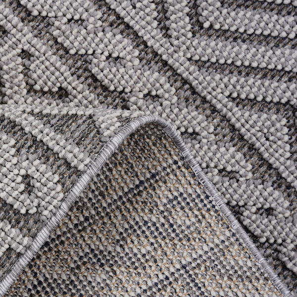 English Elm Loom & Luxe 8X10 Grey/White Geometric Area Rug - Stylish, Durable Indoor/Outdoor Essential For Home B335P289584