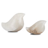 Saras Alabaster Bird Set of 2