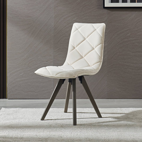 English Elm Dining Chairs Set of 2 Scandinavian Oak Leg Upholstered Seats for Modern Interiors W5630P456181