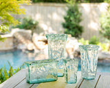 Oceana Organic Glass Square Vase, Large ECL30098 Park Hill