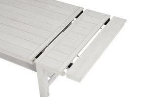 English Elm Contemporary 7-Piece Dining Set With Extendable White Oak Table & Cushioned Cross-Back Chairs B2741S00144