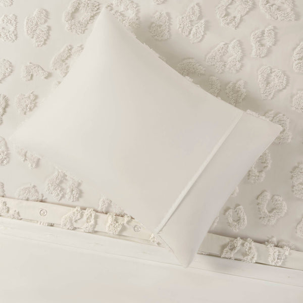 English Elm Animal Chenille Duvet Cover Set For King/Cal King Beds - Cozy, Textured, And Easy Care Bedding Solution B035P294497