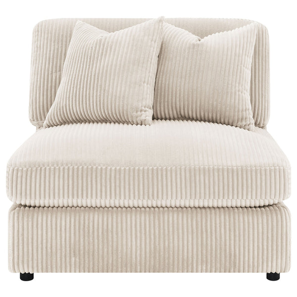 English Elm Cassidy Three Piece Corduroy Sectional with Lounge Unit for Cozy Living Spaces B062S01421