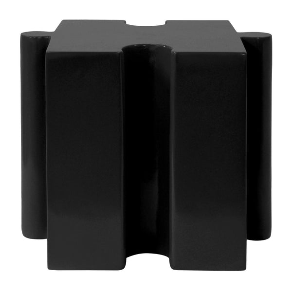 English Elm Christopher Knight Home® - Puzzle Art Side Table - Modular Black Mgo Design For Custom Indoor & Outdoor Arrangements, Weatherproof N770P347932B