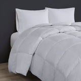 True North by Sleep Philosophy Heavy Warmth Casual Goose Feather and Down Oversize Comforter TN10-0536 Light Grey