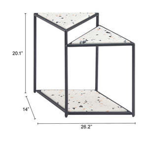 Zuo Modern Miste Side Table Set Of 3 - Versatile Multicolor Nesting Tables With Modern Style & Durability Multicolor Stone,Steel 110325-zuo-modern