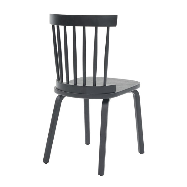 English Elm Windsor Dining Chairs Set Of 2, Ergonomic Spindle Back Wood Chairs For Farmhouse Or Modern Spaces W2069P293304-GIGA