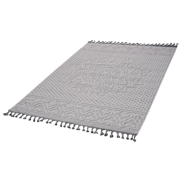 English Elm Loom Medallion Indoor/Outdoor Area Rug 5X7 - Elegant, Durable, Stain-Resistant For Family Spaces B335P289637