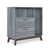 Christopher Knight Home® - Noble House - Rattler Mid-Century Modern 2 Drawer Cabinet