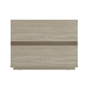 English Elm Evelyn 32" Nightstand In Natural Finish - Modern Minimalist Design With 1 Drawer & Open Shelf Storage B365P398519