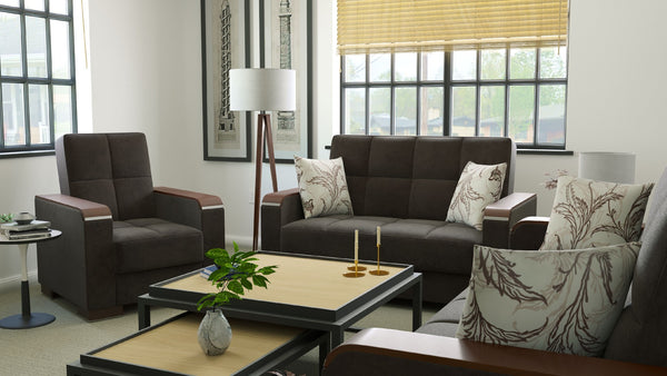 English Elm Primenest Zenaero Upholstered Convertible Armchair With Storage - Chic Comfort For Small Spaces! B030P286203-GIGA